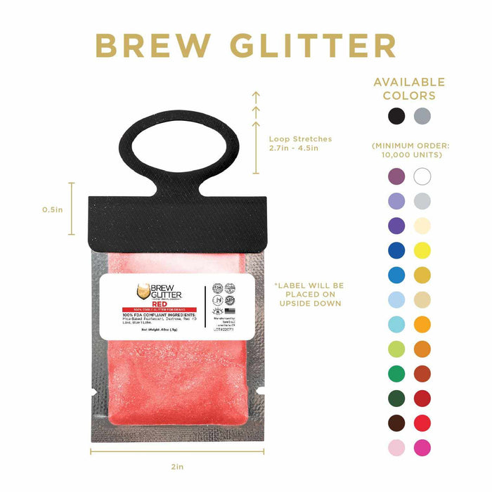 Red Brew Glitter Necker | Wholesale | Bakell