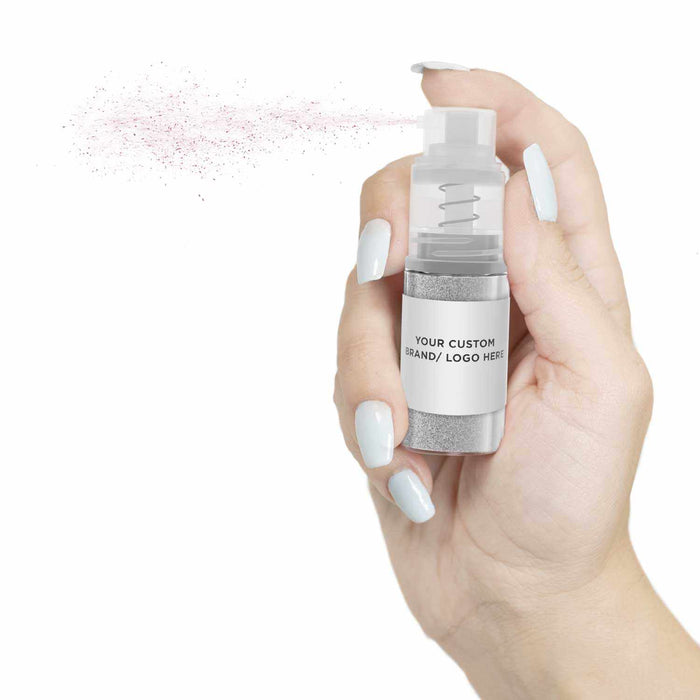Red Color Changing Brew Glitter Mini Spray Pump | Private Label-Private Label_Brew Glitter 4g Pump-bakell