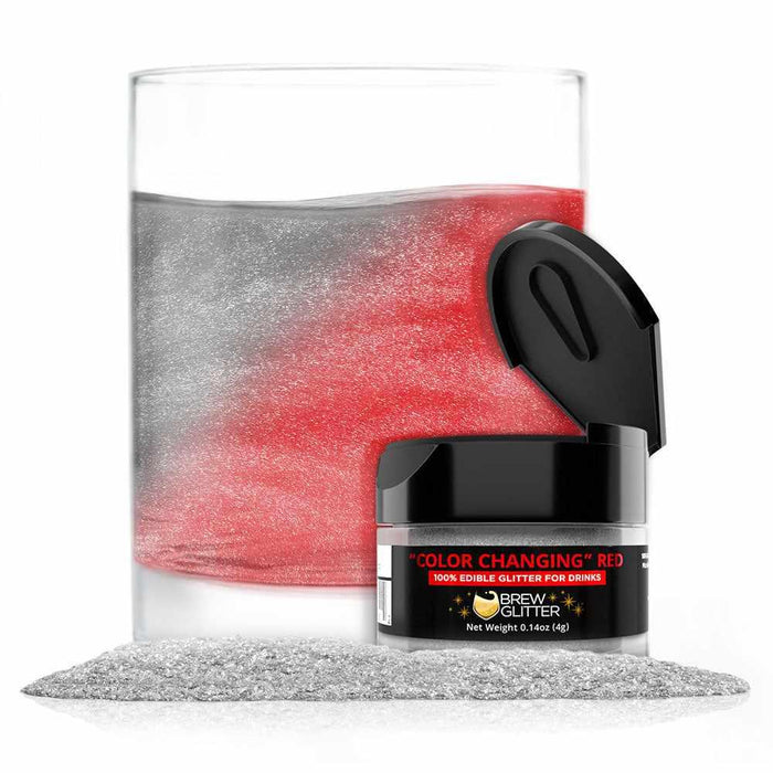 Red Color Changing Brew Glitter®-B2C_Brew Glitter-bakell