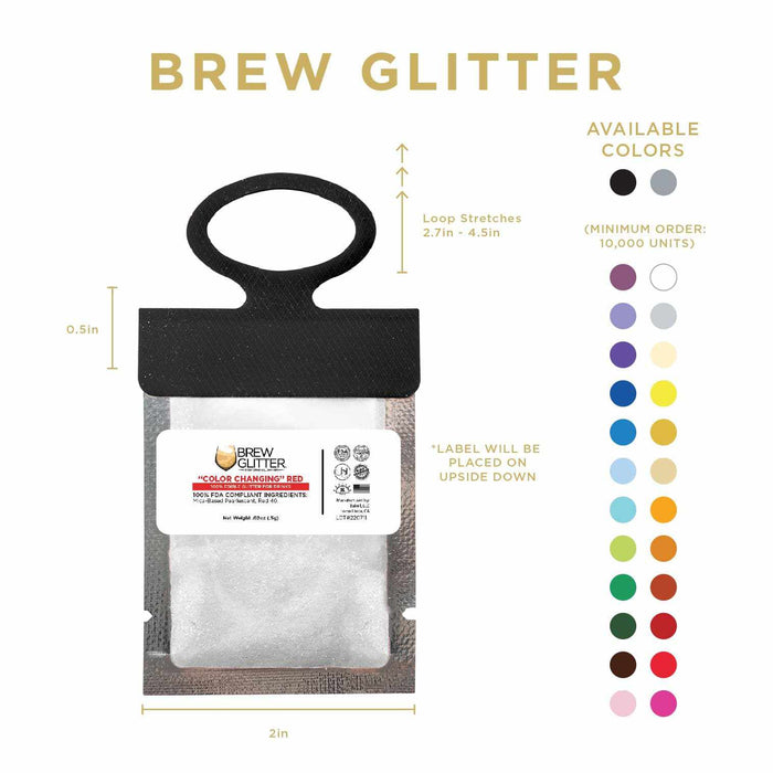 Red Color Changing Brew Glitter Necker | Wholesale | Bakell