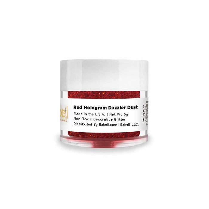 Red Hologram Dazzler Dust® 5 Gram Jar-Dazzler Dust_5G_Google Feed-bakell