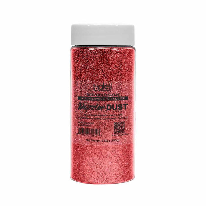 Red Hologram Ultrafine Holographic Craft Glitter Dazzler Dust | Premium Polyester Non-Toxic | Bakell-B2C_Dazzler Dust-bakell