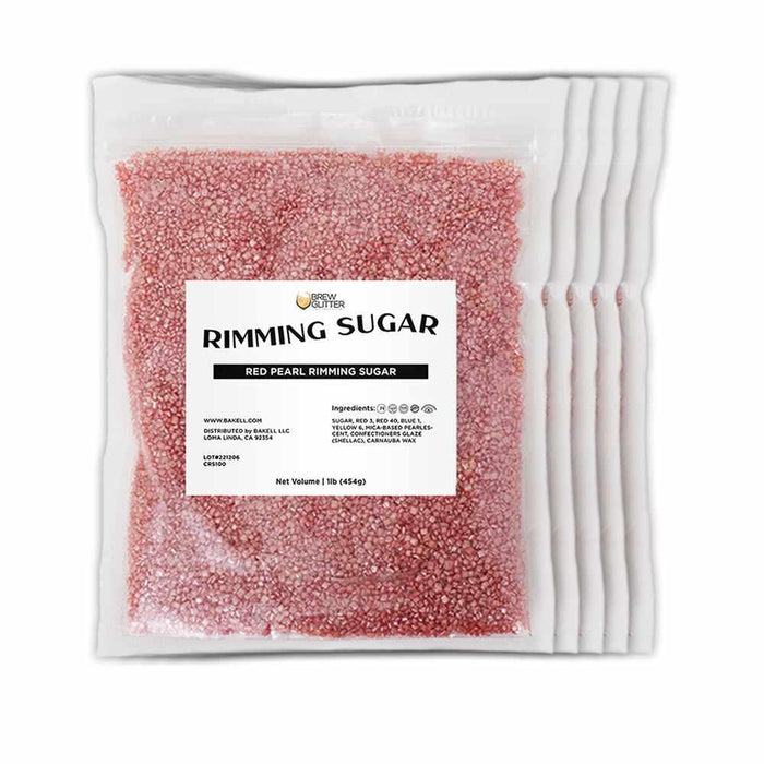 Red Pearl Rimming Sugar-B2C_Rimming Sugar-bakell