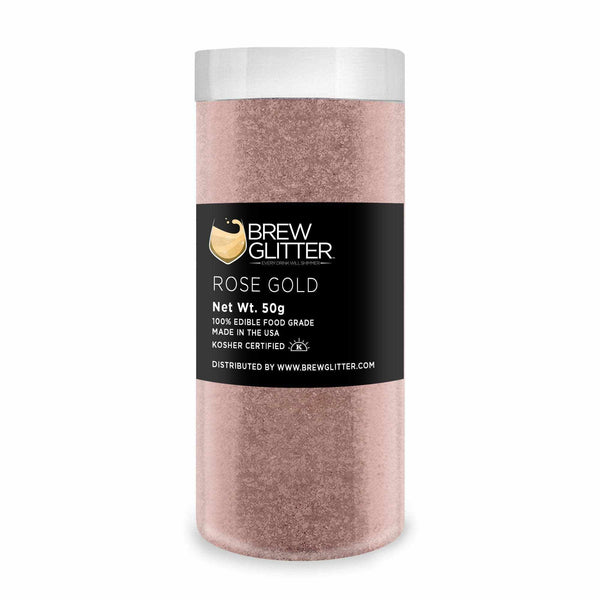 Rose Gold Shimmer Glitter Drink Color Dust, Wine, Beer