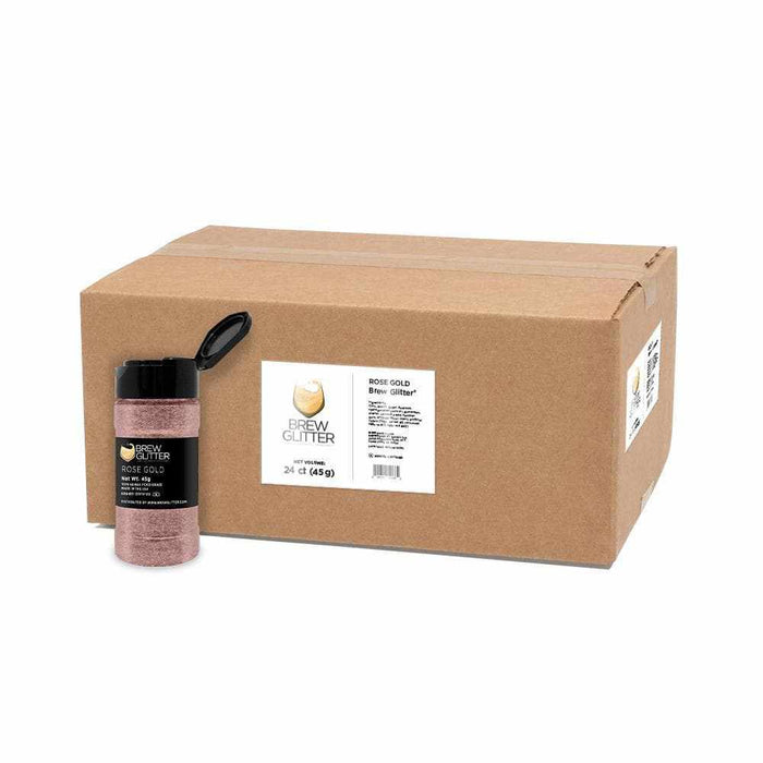 Buy 4g Rose Gogld Brew Glitter Wholesale by the Case | Bakell