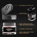 Rose gold edible glitter in a clear 4g jar with a black flip-top lid and easy-pour design features.