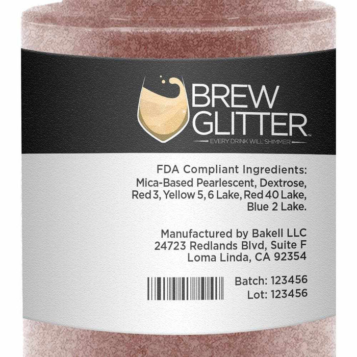 Rose Gold Edible Glitter Spray Pump | Brew Glitter | Bakell