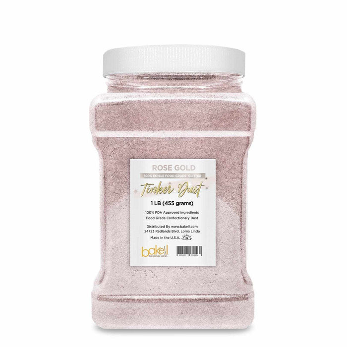 Rose Gold Tinker Dust, 5g Jar | #1 Site for 100% Glitter | Bakell