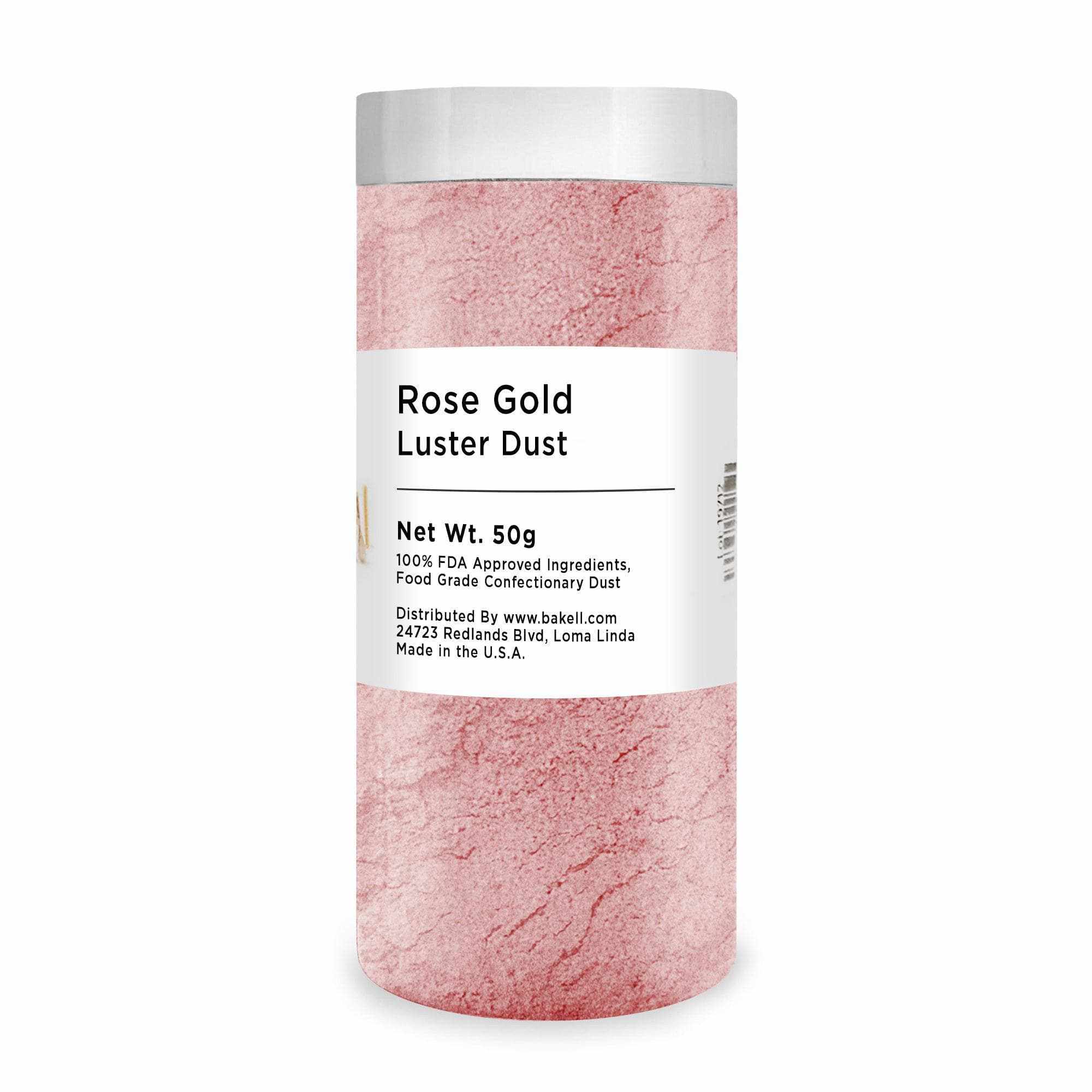 Rose Gold Edible 4g Luster Dust | Bakell