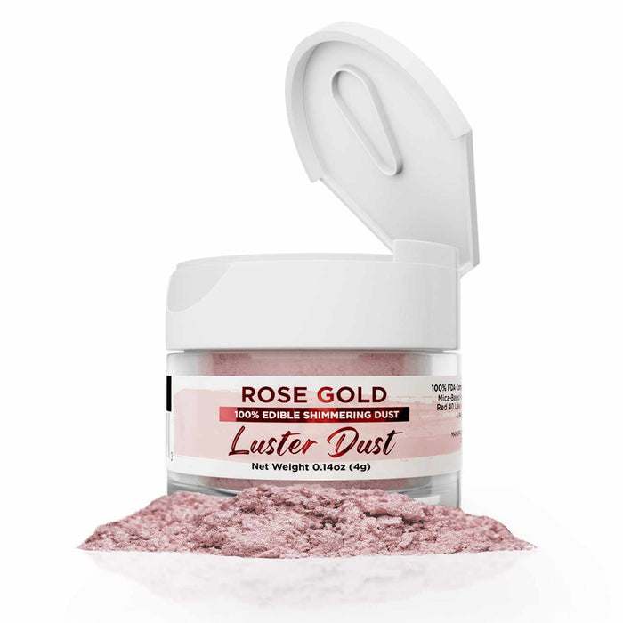 Rose Gold Luster Dust Edible | Bakell-Luster Dusts-bakell