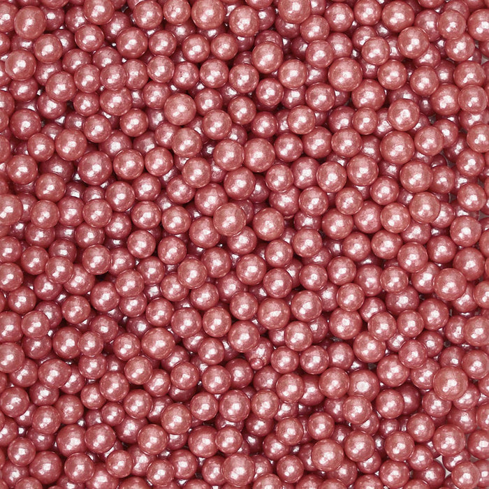 Rose Gold Pearl 4mm Beads by Krazy Sprinkles®|Wholesale Sprinkles