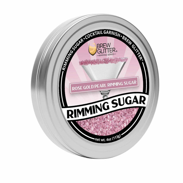 Buy Rose Gold Pearl Cocktail Rimming Sugar - Gold Sugar -Bakell