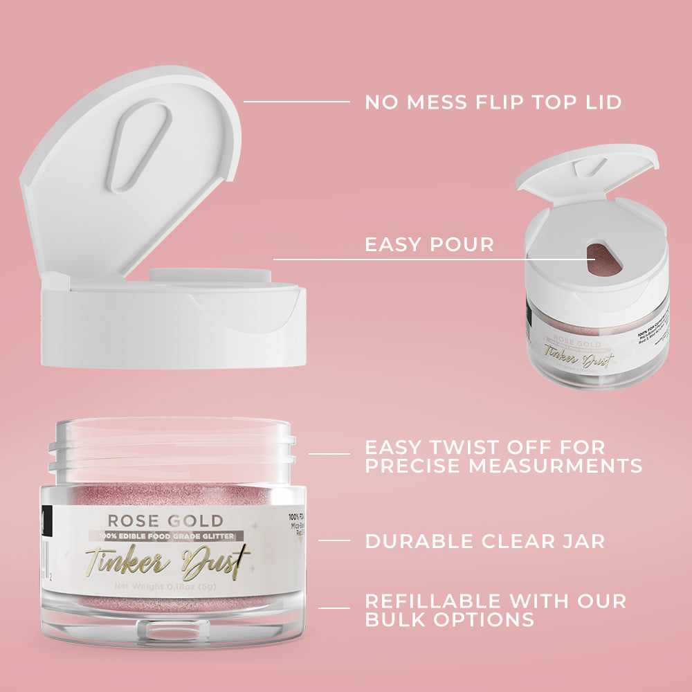 Rose Gold Tinker Dust® Glitter Wholesale-Wholesale_Tinker Dust-bakell