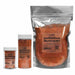 Rose Gold Ultrafine Holographic Craft Glitter Dazzler Dust in two jars and a large wholesale bag.