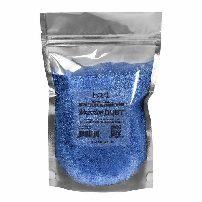Royal Blue Ultrafine Holographic Craft Glitter Dazzler Dust | Premium Polyester Non-Toxic | Bakell-B2C_Dazzler Dust-bakell