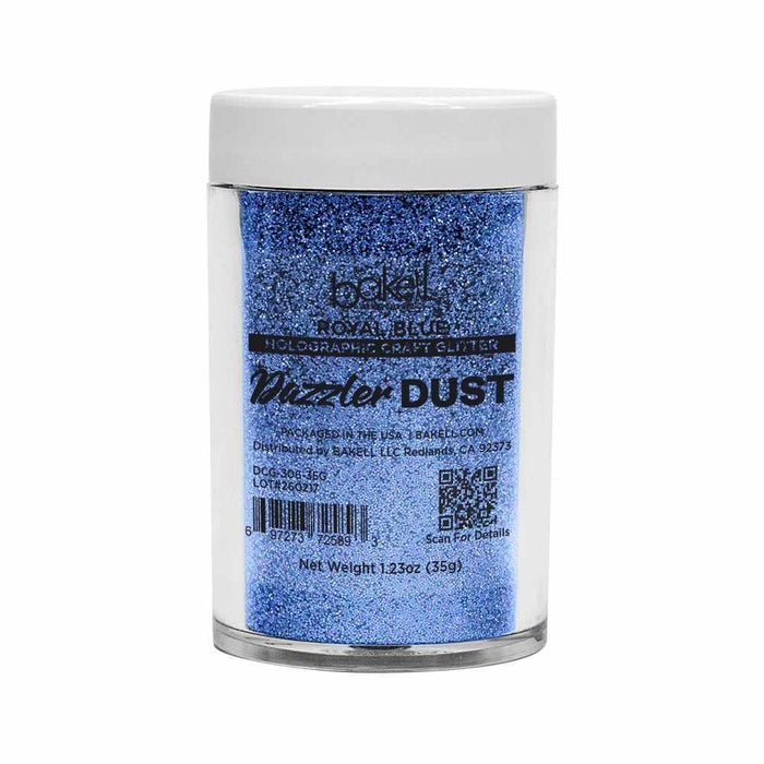 Royal Blue Ultrafine Holographic Craft Glitter Dazzler Dust | Premium Polyester Non-Toxic | Bakell-B2C_Dazzler Dust-bakell