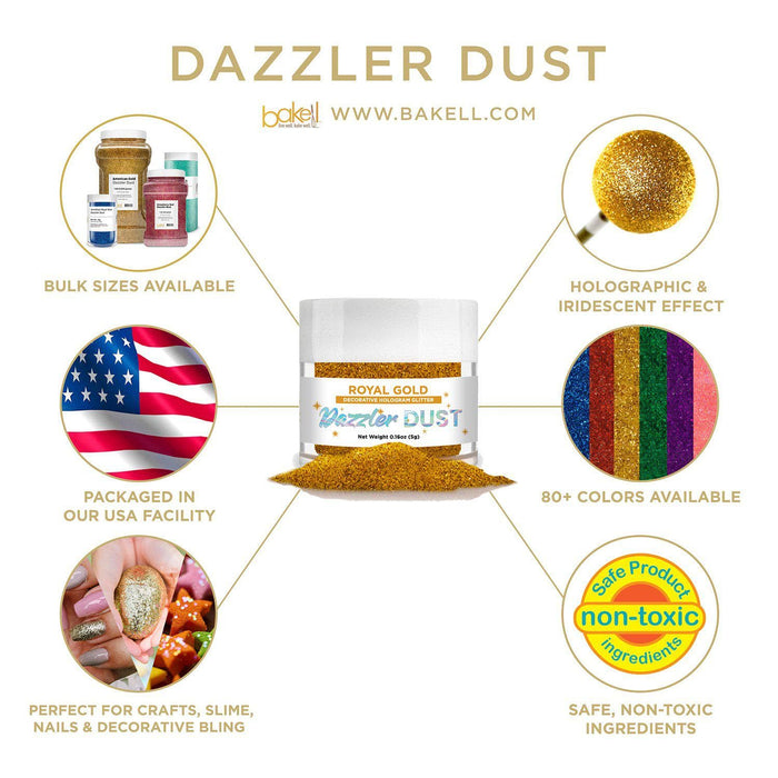 Royal Gold Decorating Dazzler Dust | Bakell® from Bakell.com
