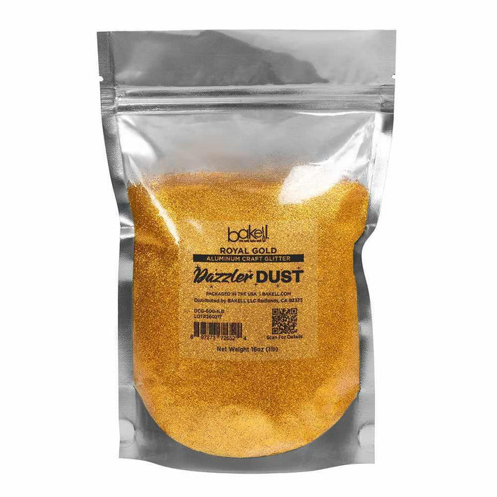 Royal Gold Ultrafine Aluminum Craft Glitter Dazzler Dust | Premium Polyester Non-Toxic | Bakell-B2C_Dazzler Dust-bakell