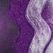 Royal Purple Ultrafine Metallic Craft Glitter Dazzler Dust in a swirling pattern on a dark background.