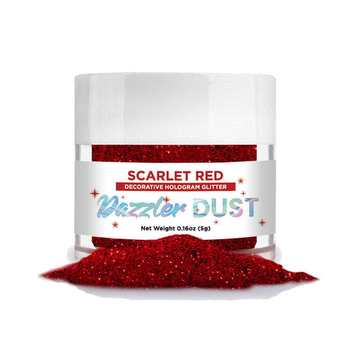 Scarlet Red Dazzler Dust® 5 Gram Jar-Dazzler Dust_5G_Google Feed-bakell