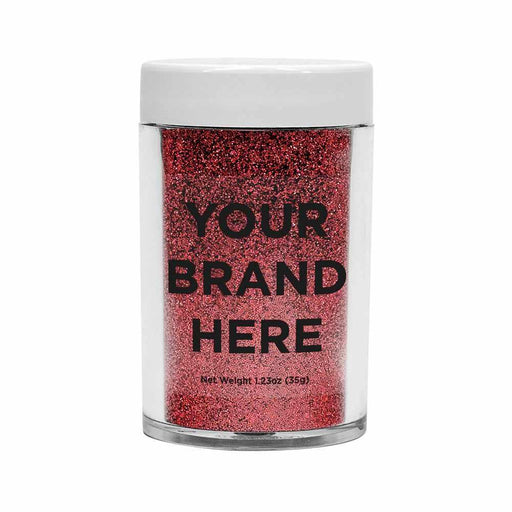 Scarlet Red Ultrafine Holographic Craft Glitter Dazzler Dust | Private Label | Premium Polyester Non-Toxic | Bakell-Private Label_Dazzler Dust-bakell