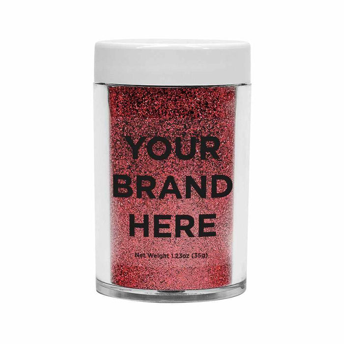 Scarlet Red Ultrafine Holographic Craft Glitter Dazzler Dust | Private Label | Premium Polyester Non-Toxic | Bakell-Private Label_Dazzler Dust-bakell