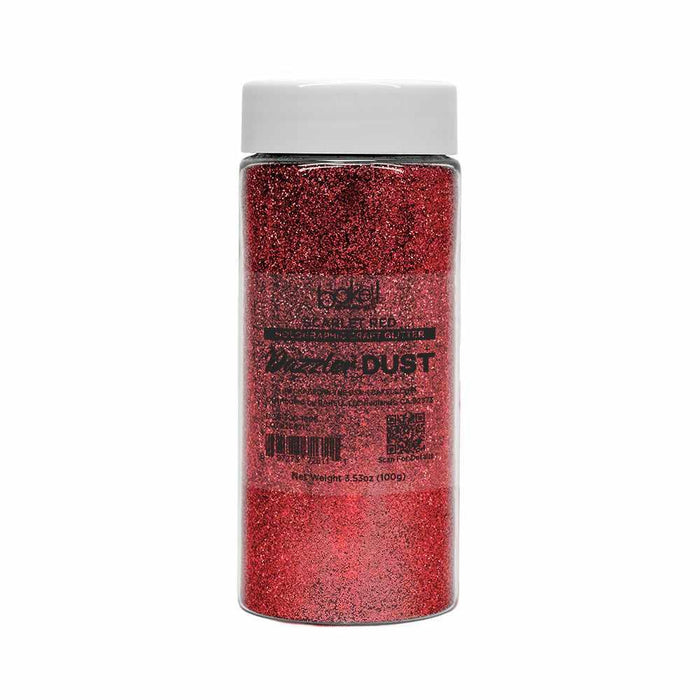 Scarlet Red Ultrafine Holographic Craft Glitter Dazzler Dust | Premium Polyester Non-Toxic | Bakell-B2C_Dazzler Dust-bakell