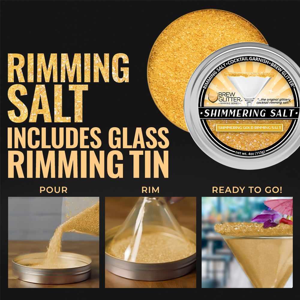 Shimmering Gold Rimming Salt | Bulk Size-Bulk_Rimming Salt-bakell