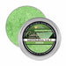 Shimmering green cocktail rimming salt in a 4oz silver tin with a branded label.
