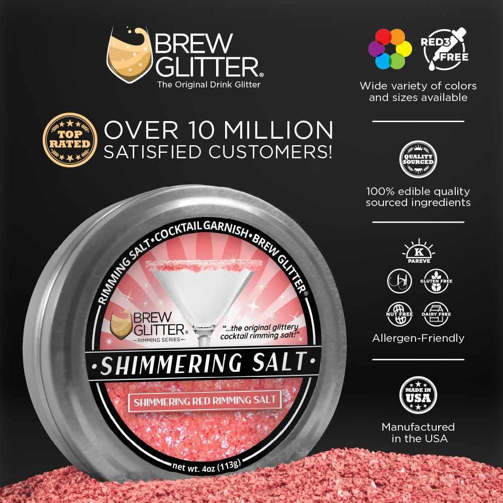 Shimmering Red Rimming Salt | Bulk Sizes-Bulk_Rimming Salt-bakell