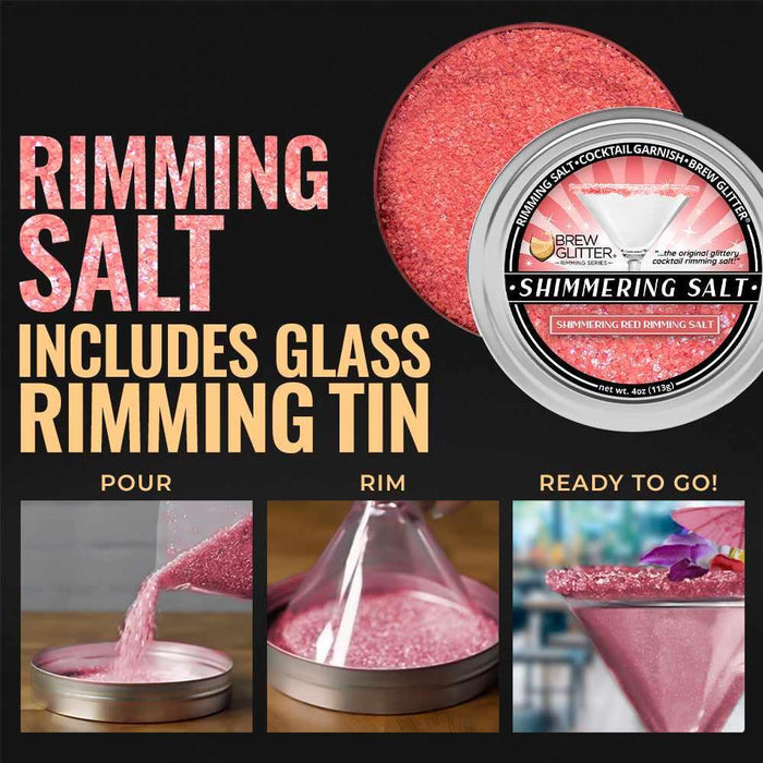 Shimmering Red Rimming Salt | Bulk Sizes-Bulk_Rimming Salt-bakell