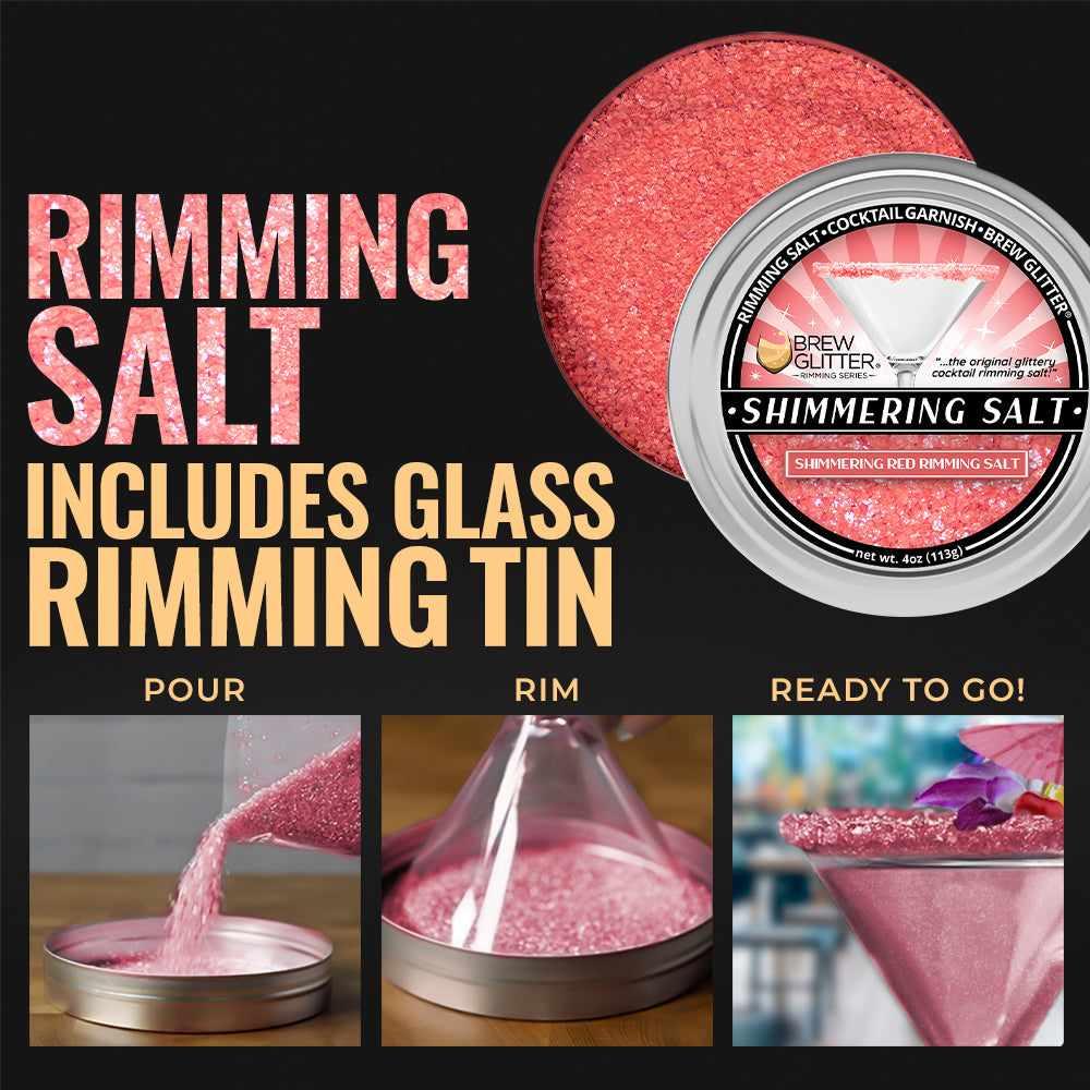 Shimmering Red Rimming Salt | Bulk Sizes-Bulk_Rimming Salt-bakell