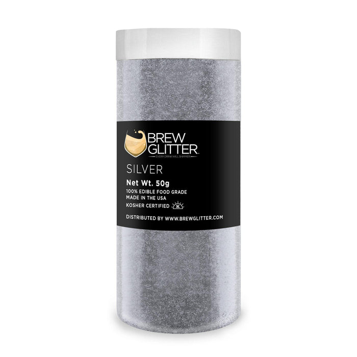 Silver Glitter for Coffee, Cappuccinos & Lattes | Bakell.com
