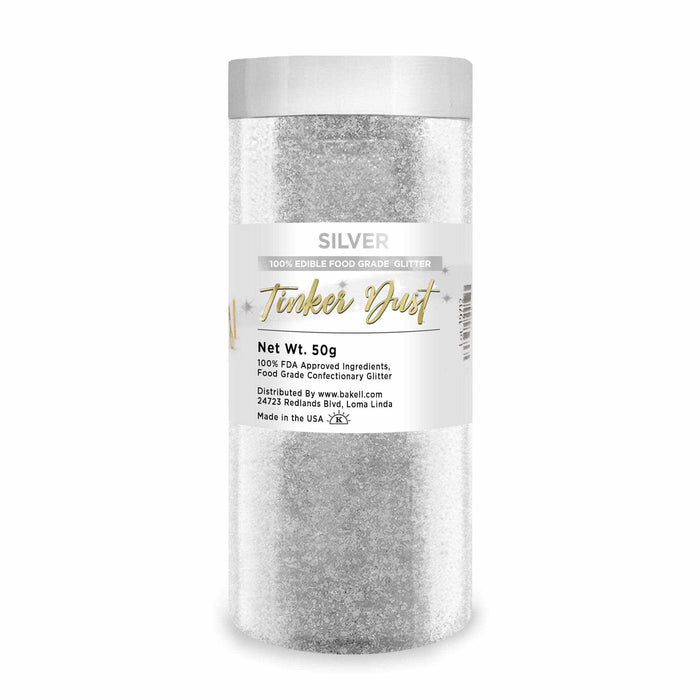 Silver Edible Tinker Dust | #1 Site for Edible Glitters & Dusts