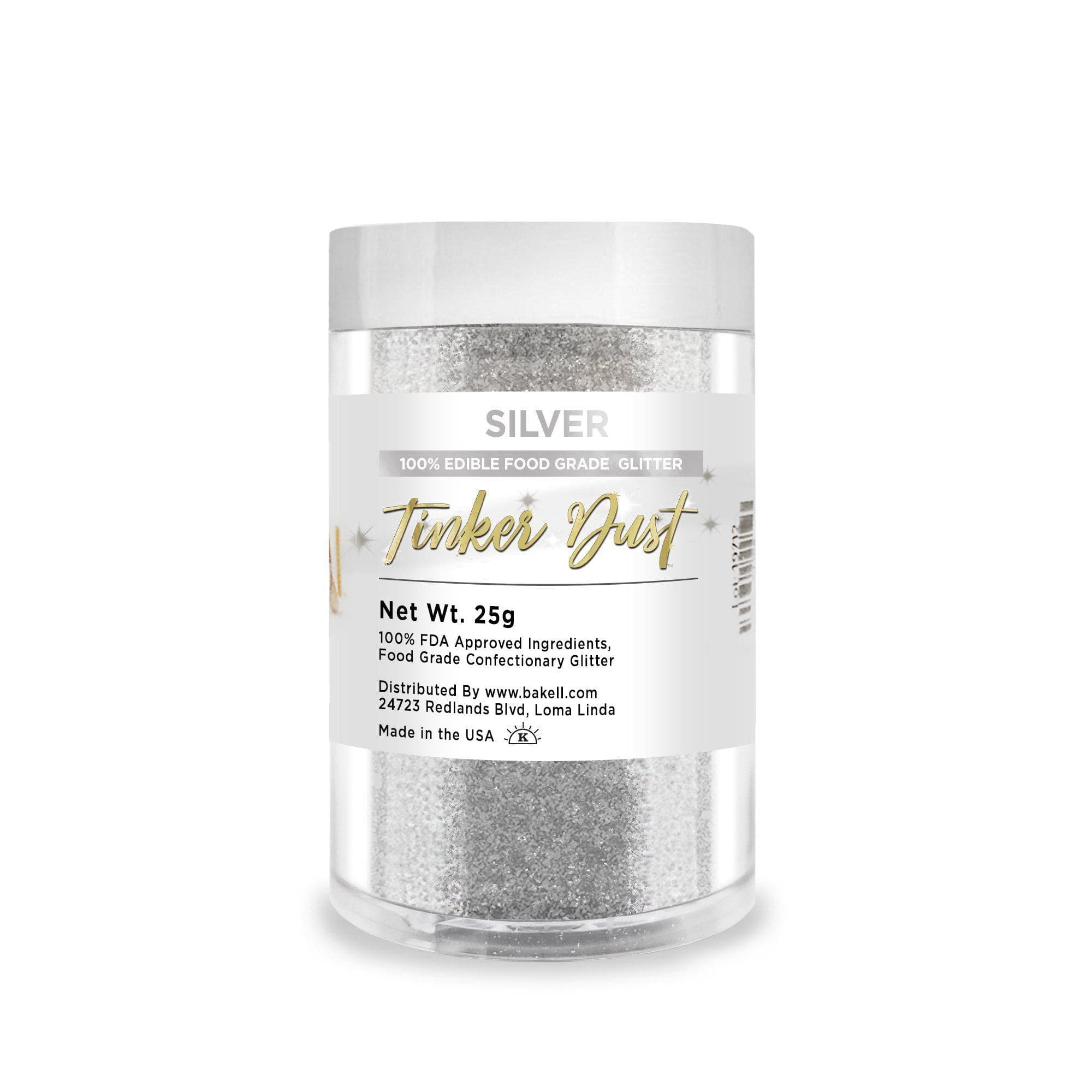 Silver Edible Tinker Dust | #1 Site for Edible Glitters & Dusts