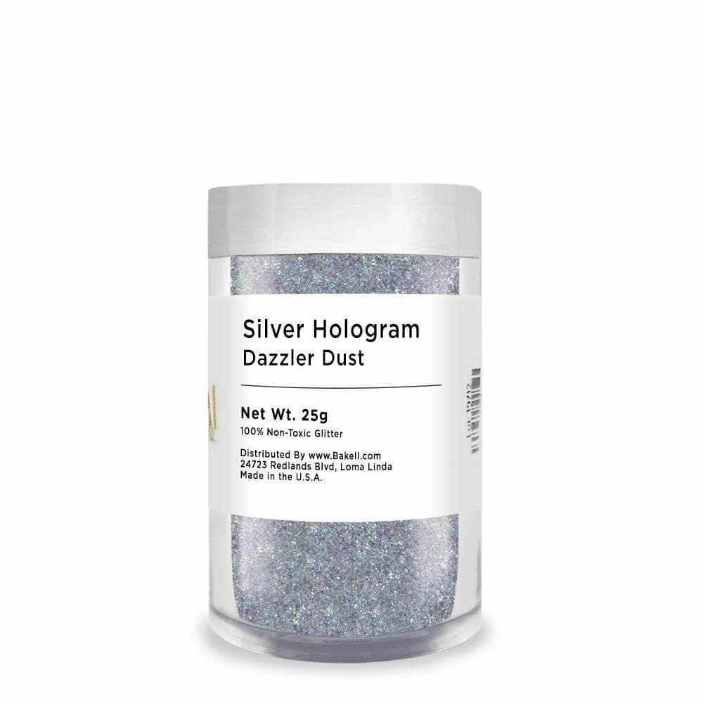 Silver Hologram Decorating Dazzler Dust | Bakell® Dusts from Bakell.com