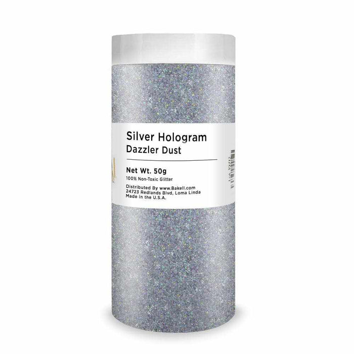 Silver Hologram Decorating Dazzler Dust | Bakell® Dusts from Bakell.com