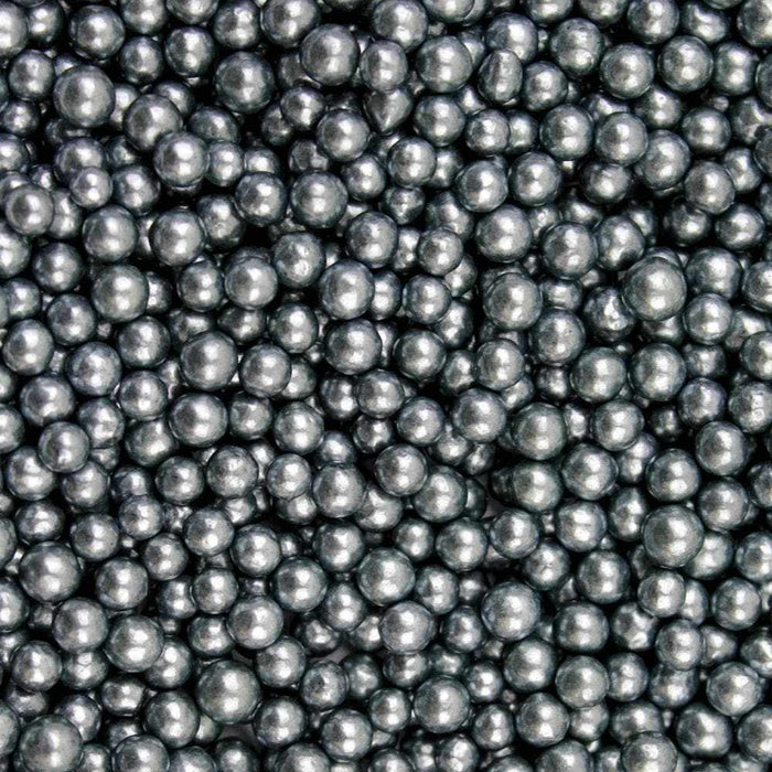 Buy Silver Pearl 4mm Sprinkle Beads Wholesale | Bakell