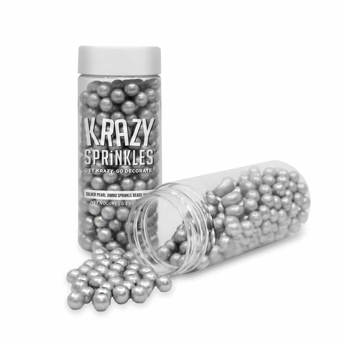 Silver Pearl 8mm Sprinkle Beads-Krazy Sprinkles_HalfCup_Google Feed-bakell
