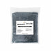 1lb bag of Silver Pearl Cocktail Rimming Sugar, a dark gray, shimmery sugar sand.
