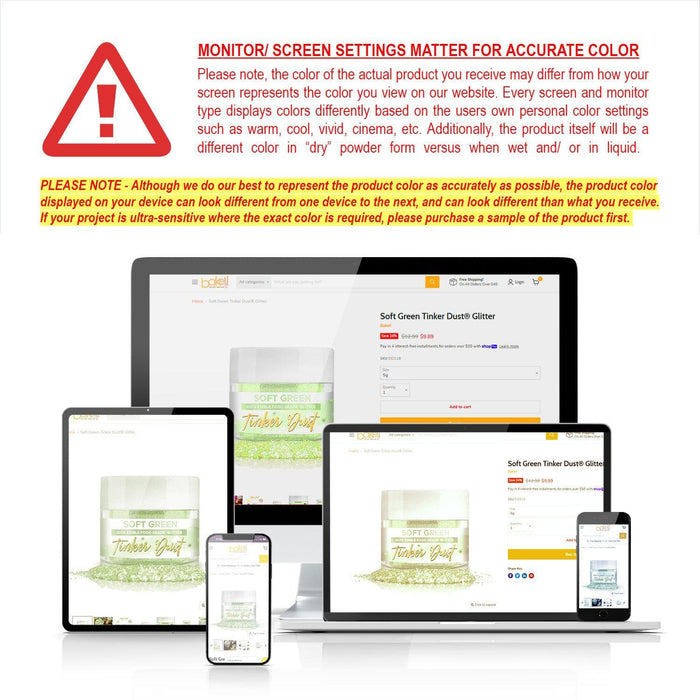 Silver Sage Edible Glitter Tinker Dust | Edible Glitter Dust | Bakell®