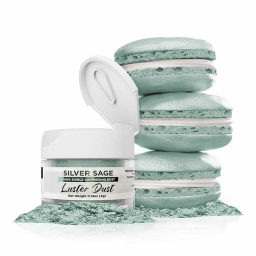 Silver Sage Luster Dust Edible | Bakell-B2C_Luster Dust-bakell