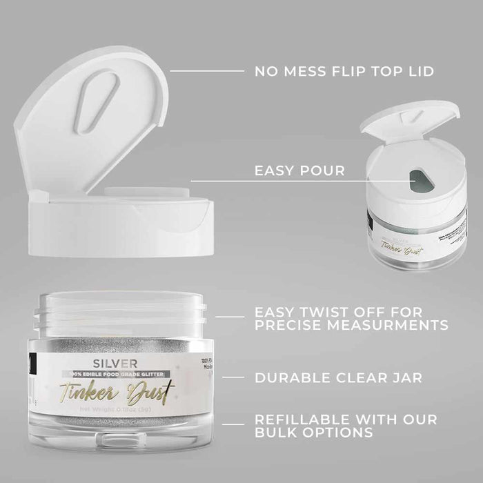 Silver Tinker Dust® Glitter Private Label-Private Label_Tinker Dust-bakell