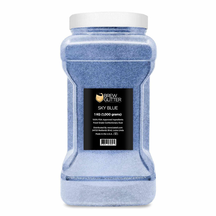 Light Blue Brew Glitter®, Bulk Size | Bakell Beverage & Beer Glitters