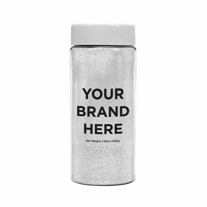 Snow White Ultrafine Metallic Craft Glitter Dazzler Dust | Private Label | Premium Polyester Non-Toxic | Bakell-Private Label_Dazzler Dust-bakell