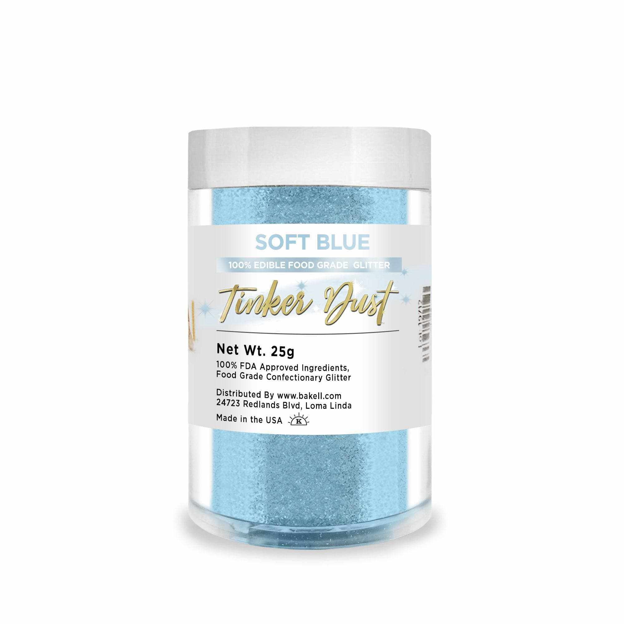 Soft Blue Tinker Dust 5g Jar | #1 Site for Edible Glitters & Dusts