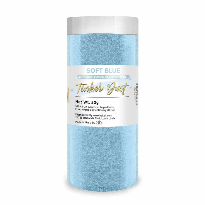 Soft Blue Tinker Dust 5g Jar | #1 Site for Edible Glitters & Dusts