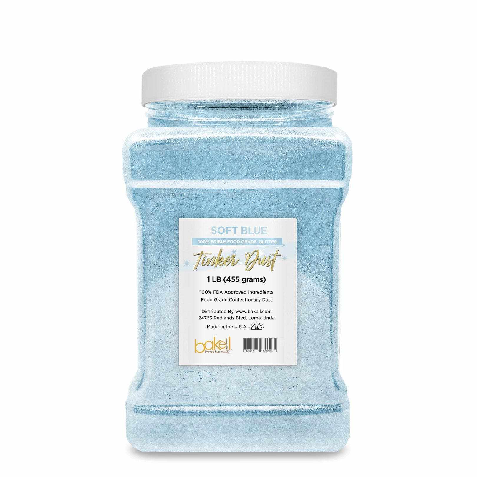 Soft Blue Tinker Dust 5g Jar | #1 Site for Edible Glitters & Dusts