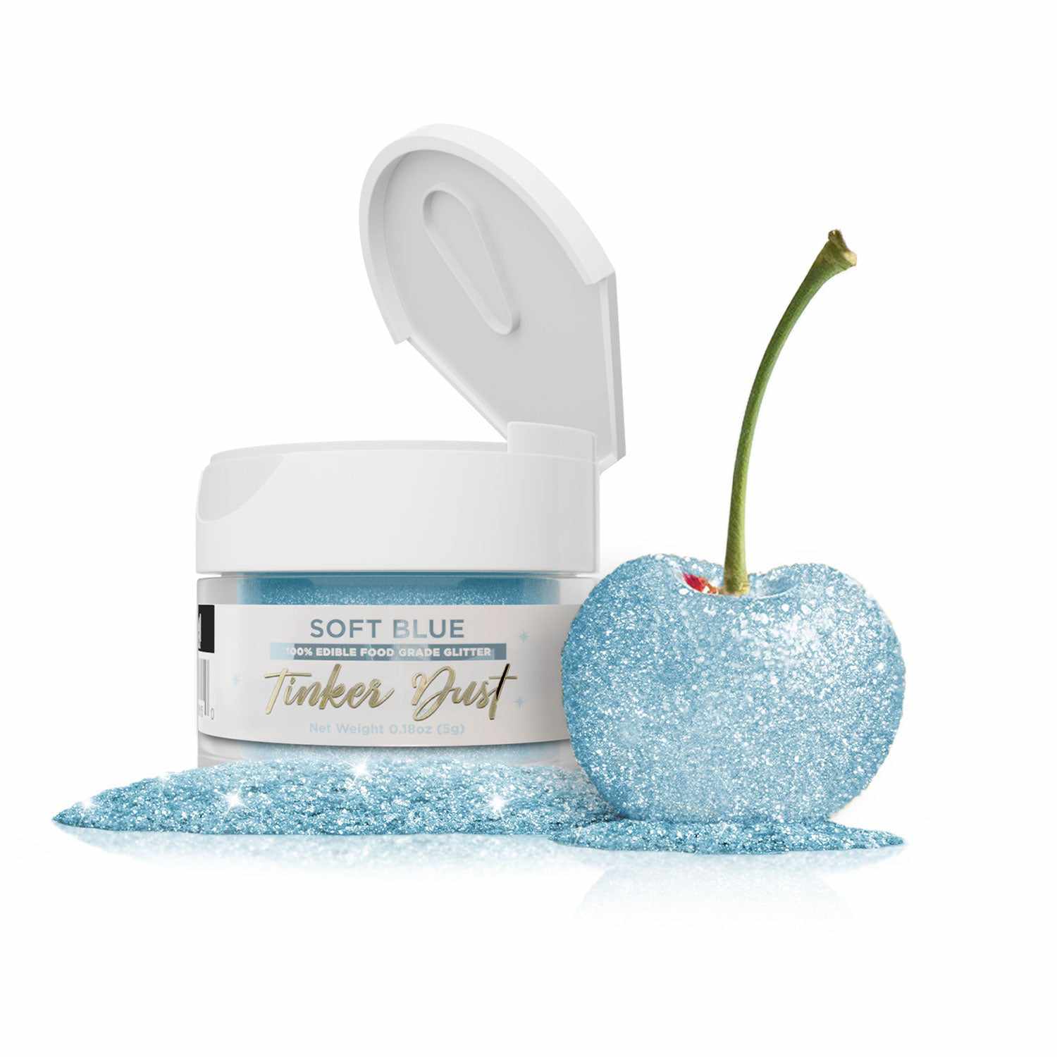 Soft Blue Edible Glitter | Tinker Dust®-Tinker Dust-bakell