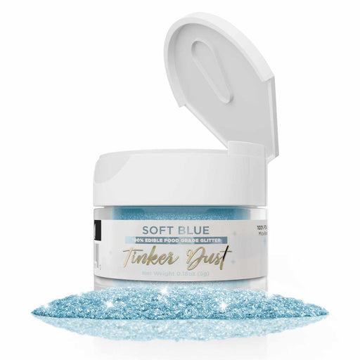 Soft Blue Tinker Dust 5g Jar | #1 Site for Edible Glitters & Dusts
